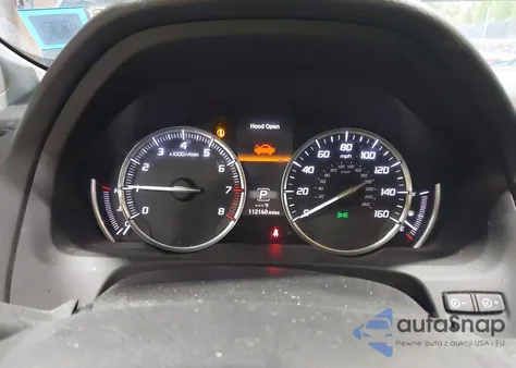 2016 Acura Tlx V6 Tech z USA, uszkodzony, nr VIN 19UUB3F59GA001640